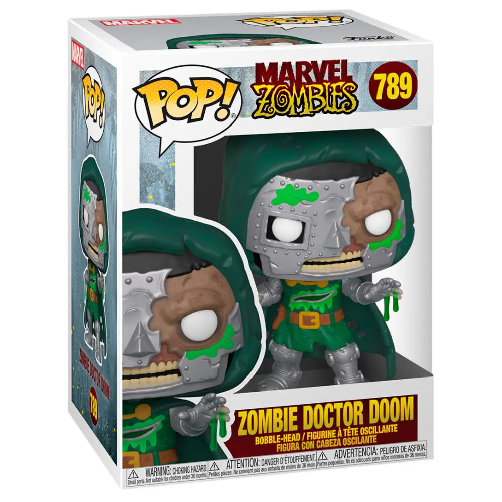 Marvel POP! Vinyl Figur Zombie Dr. Doom 9 cm Produktfoto