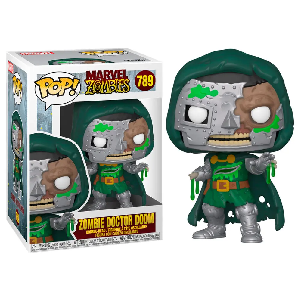 Marvel POP! Vinyl Figur Zombie Dr. Doom 9 cm Produktfoto