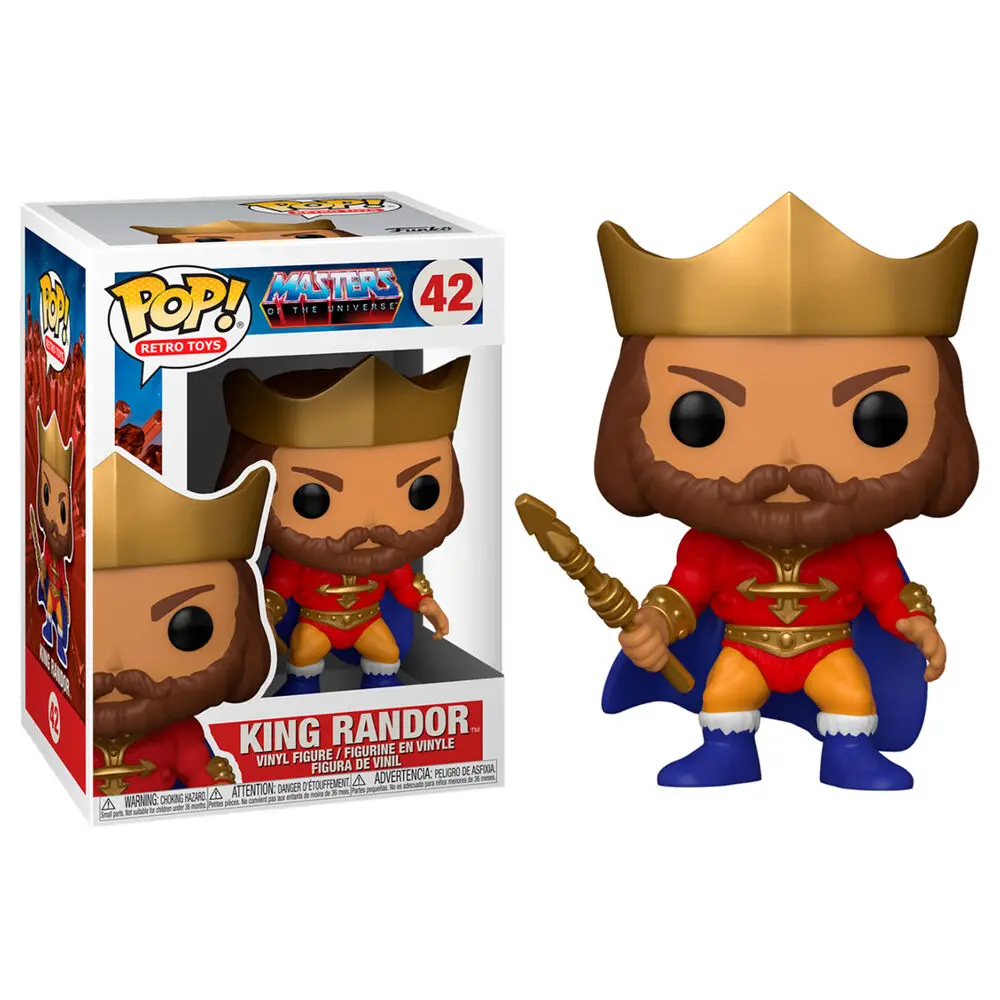 Masters of the Universe POP! Animation Vinyl Figur King Randor 9 cm Produktfoto