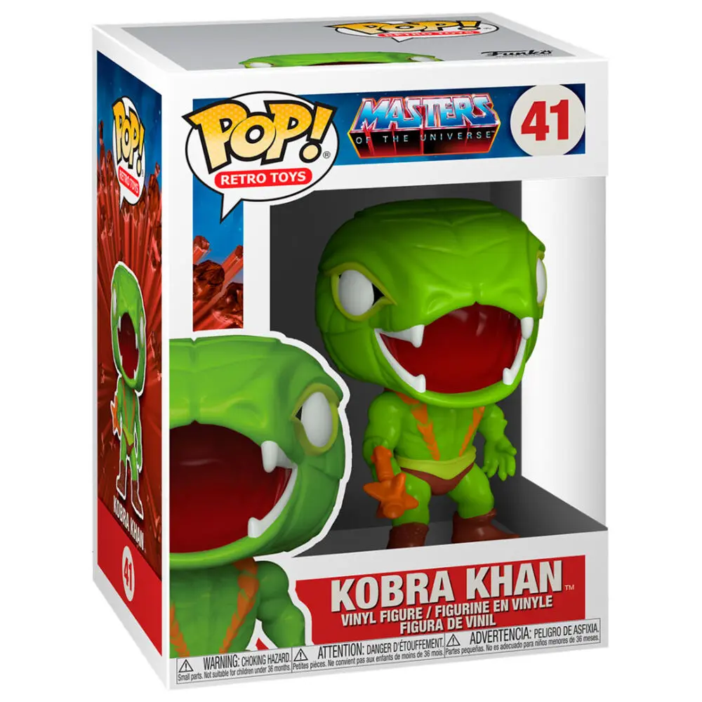 Masters of the Universe POP! Animation Vinyl Figur Kobra Khan 9 cm Produktfoto