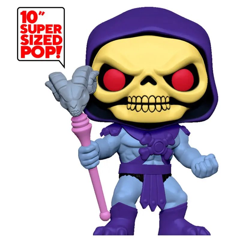 Masters of the Universe Super Größed POP! Animation Vinyl Figur Skeletor 25 cm termékfotó