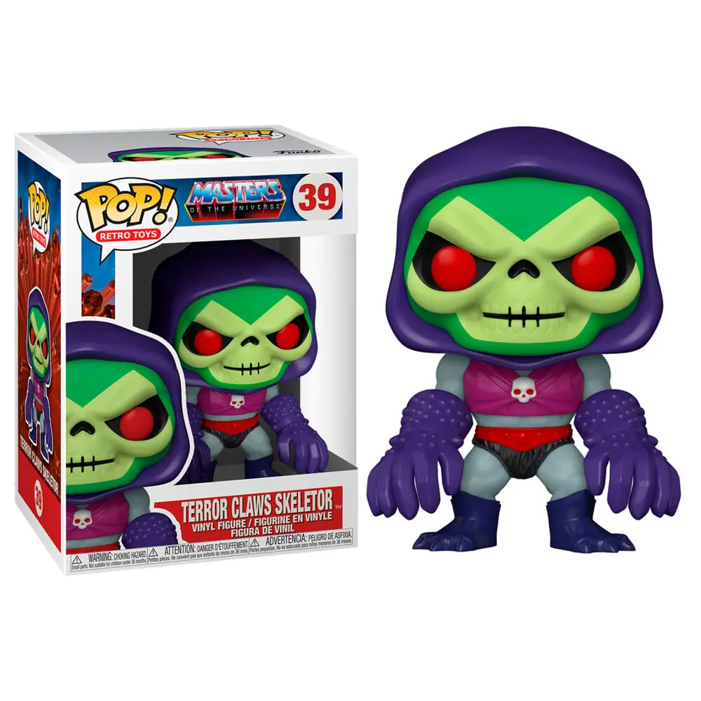 Masters of the Universe POP! Animation Vinyl Figur Skeletor w/Terror Claws 9 cm termékfotó