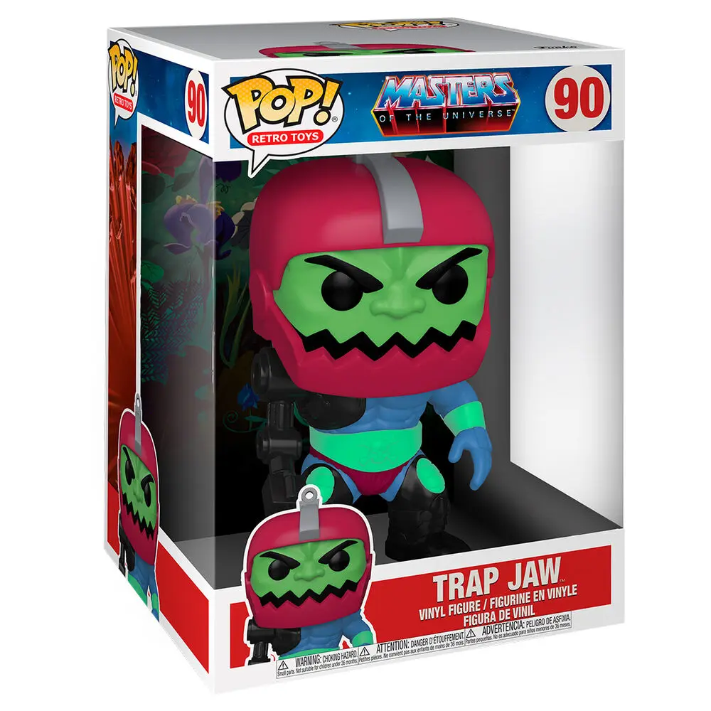 Masters of the Universe Super Sized Jumbo POP! Vinyl Figur Trapjaw 25 cm Produktfoto