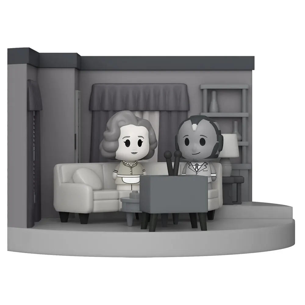 WandaVision POP! Mini Moment Vinyl Figuren Set LR 50's 9 cm Produktfoto