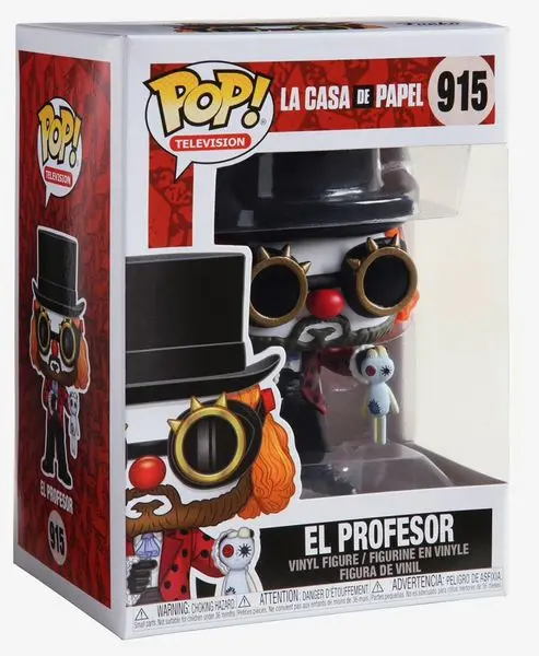 Haus des Geldes POP! TV Vinyl Figur Professor O Clown 9 cm termékfotó