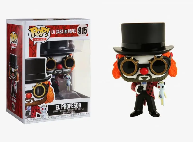 Haus des Geldes POP! TV Vinyl Figur Professor O Clown 9 cm termékfotó