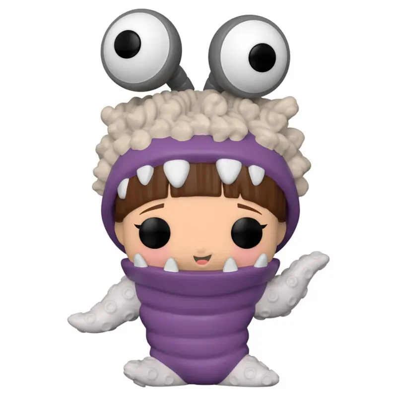 Monsters, Inc. 20th Anniversary POP! Disney Vinyl Figur Boo with Hood Up 9 cm Produktfoto