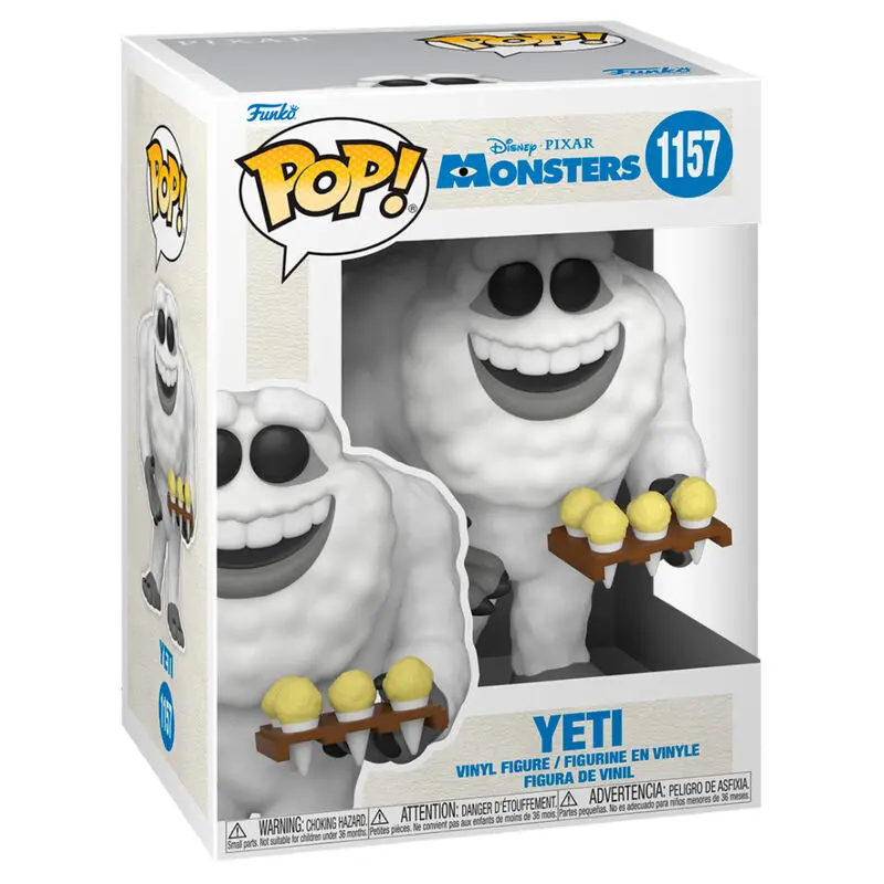 Monsters, Inc. 20th Anniversary POP! Disney Vinyl Figur Yeti 9 cm Produktfoto
