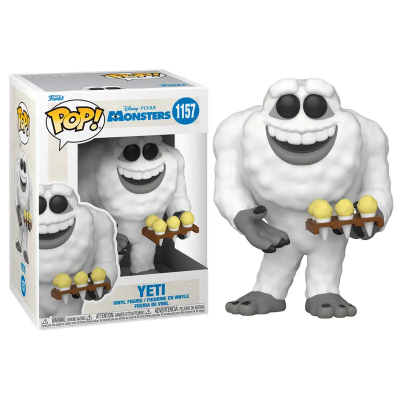 Monsters, Inc. 20th Anniversary POP! Disney Vinyl Figur Yeti 9 cm Produktfoto