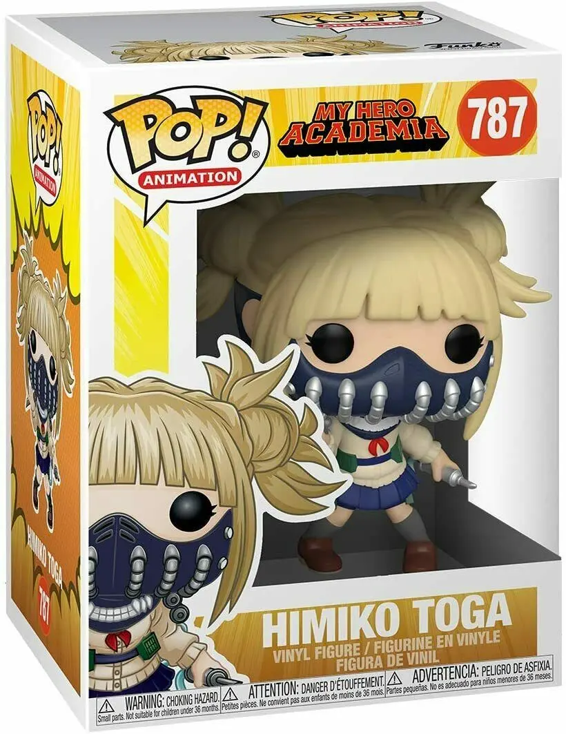 My Hero Academia POP! Animation Vinyl Figur Himiko Toga w/Face Cover 9 cm Produktfoto
