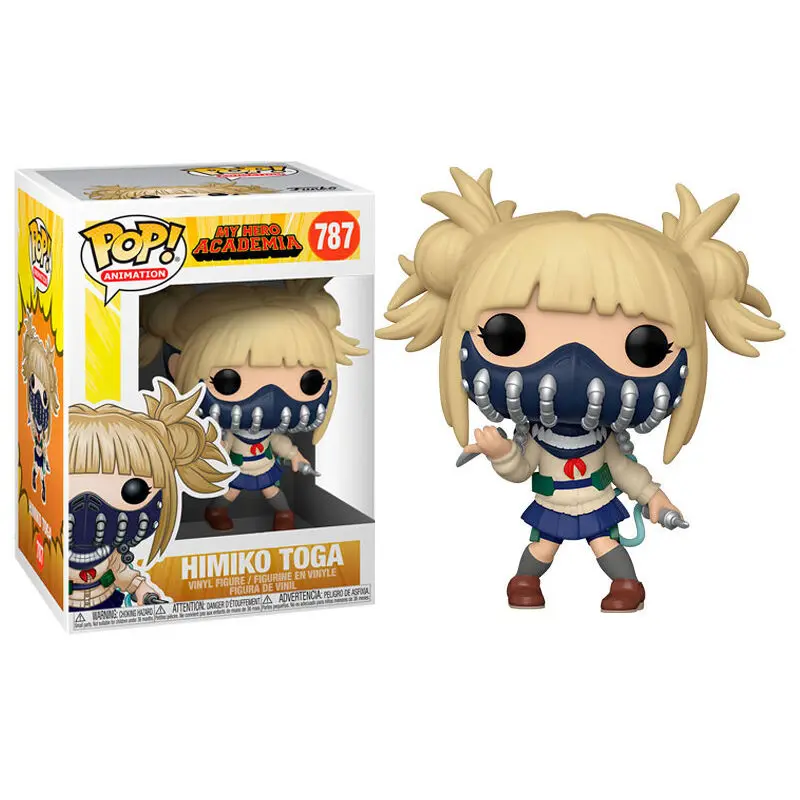 My Hero Academia POP! Animation Vinyl Figur Himiko Toga w/Face Cover 9 cm Produktfoto