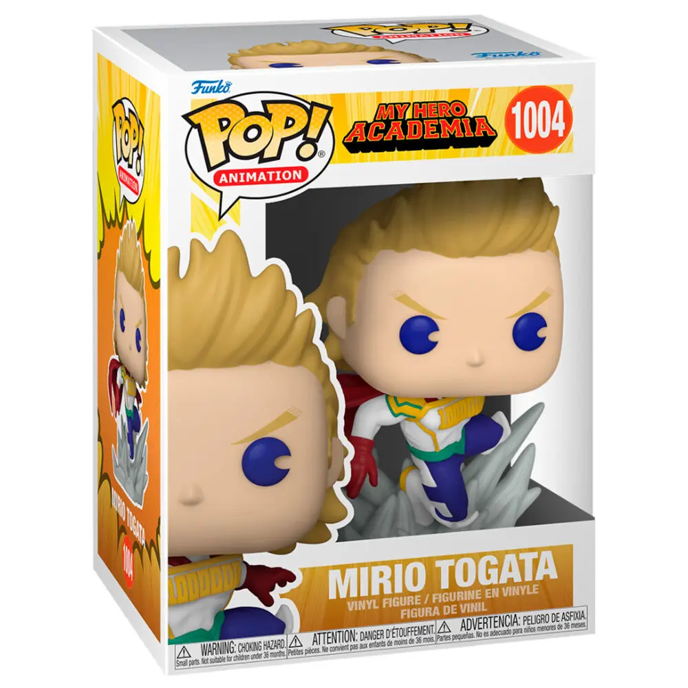 My Hero Academia POP! Animation Vinyl Figur Mirio in Hero Costume 9 cm termékfotó