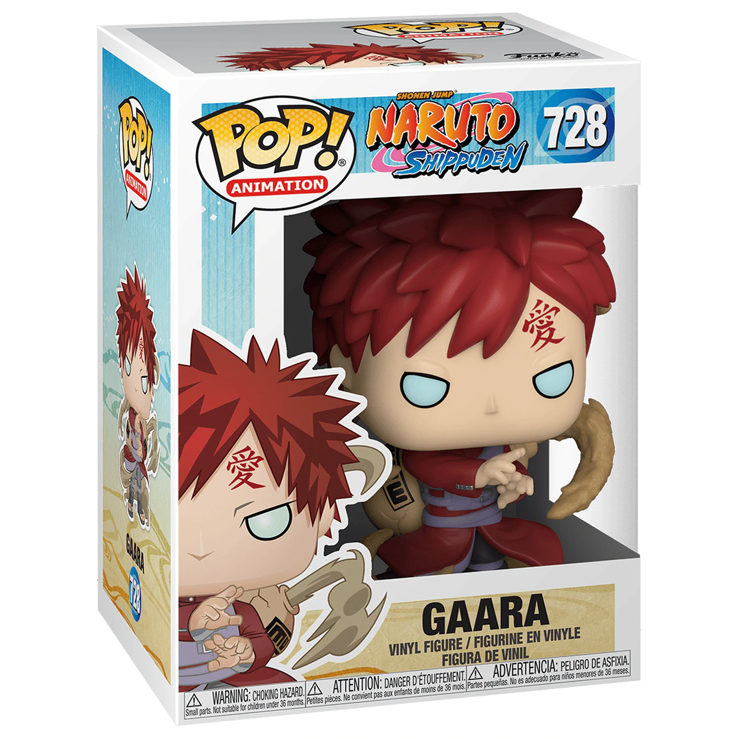 Naruto POP! Animation Vinyl Figur Gaara 9 cm Produktfoto