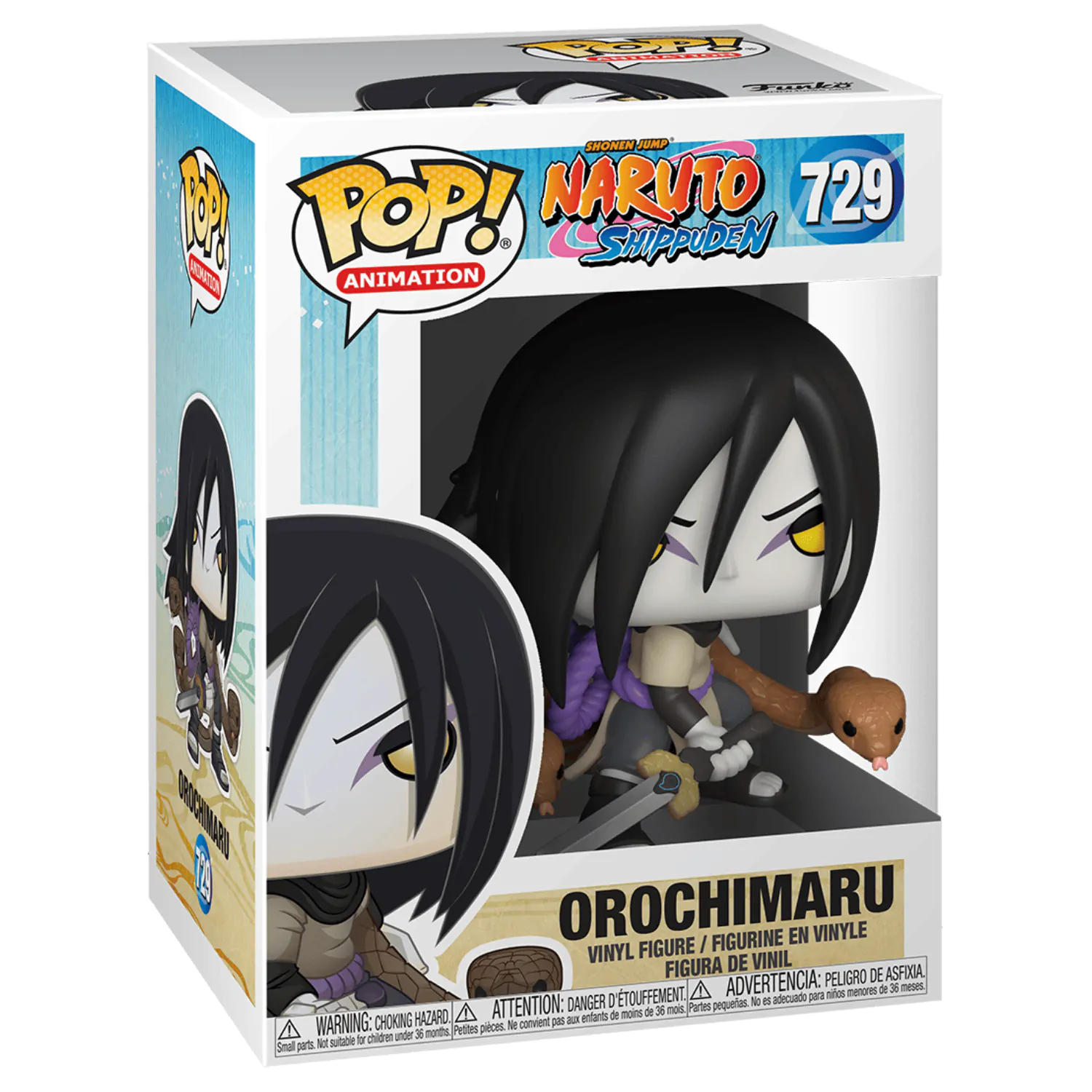 Naruto POP! Animation Vinyl Figur Orochimaru 9 cm Produktfoto