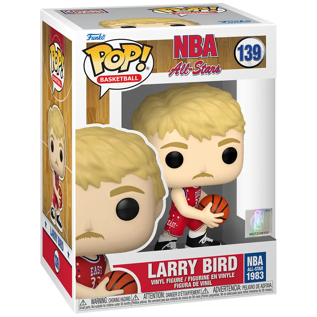 NBA Legends POP! Basketball Vinyl Figur Larry Bird (Red All Star Uni 1983) 9 cm termékfotó