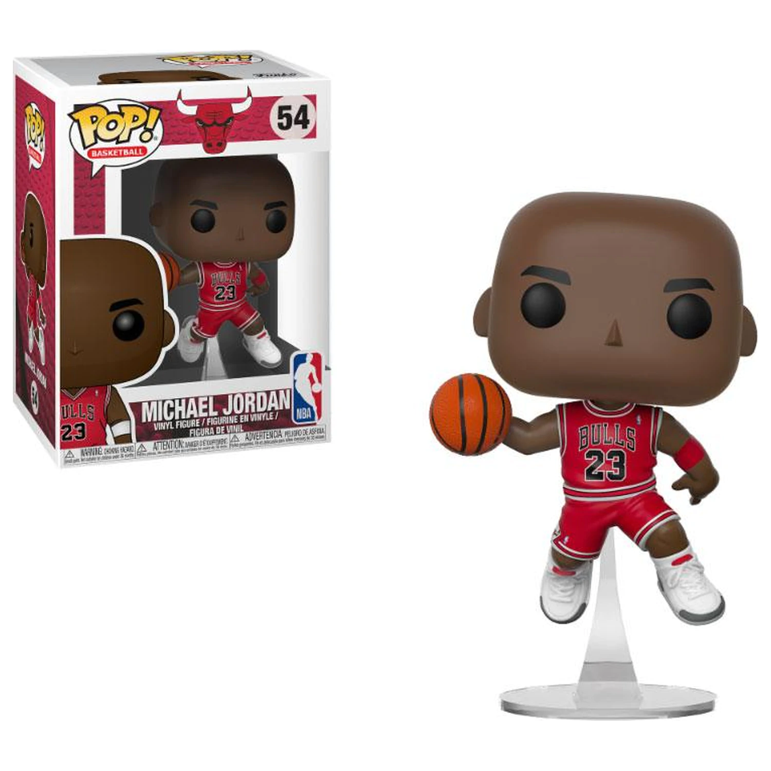 NBA POP! Sports Vinyl Figur Michael Jordan (Bulls) 9 cm Produktfoto