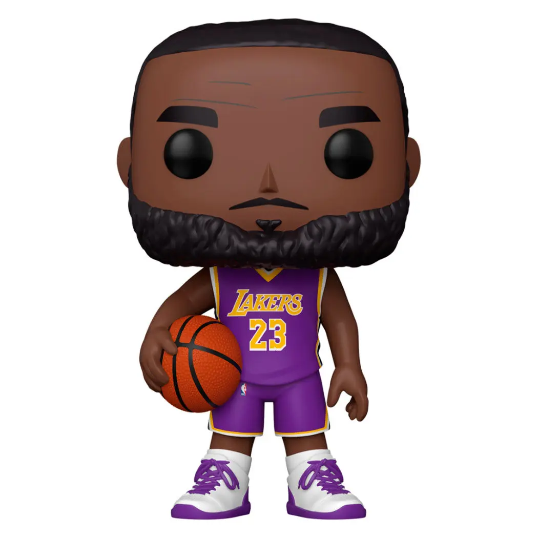 NBA Super Sized POP! Vinyl Figur LeBron James (Purple Jersey) 25 cm Produktfoto