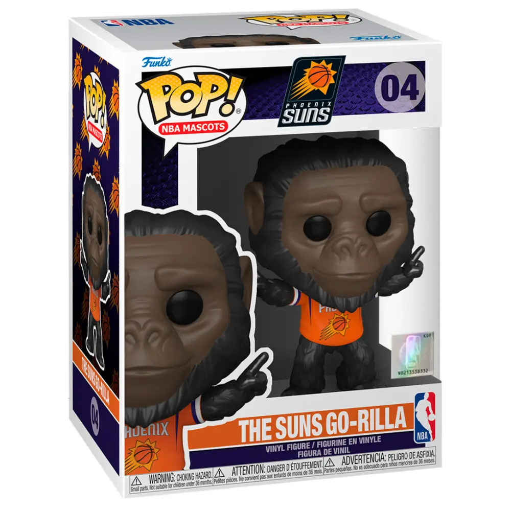NBA Mascots POP! Sports Vinyl Figur Phoenix - Go-Rilla the Gorilla 9 cm Produktfoto