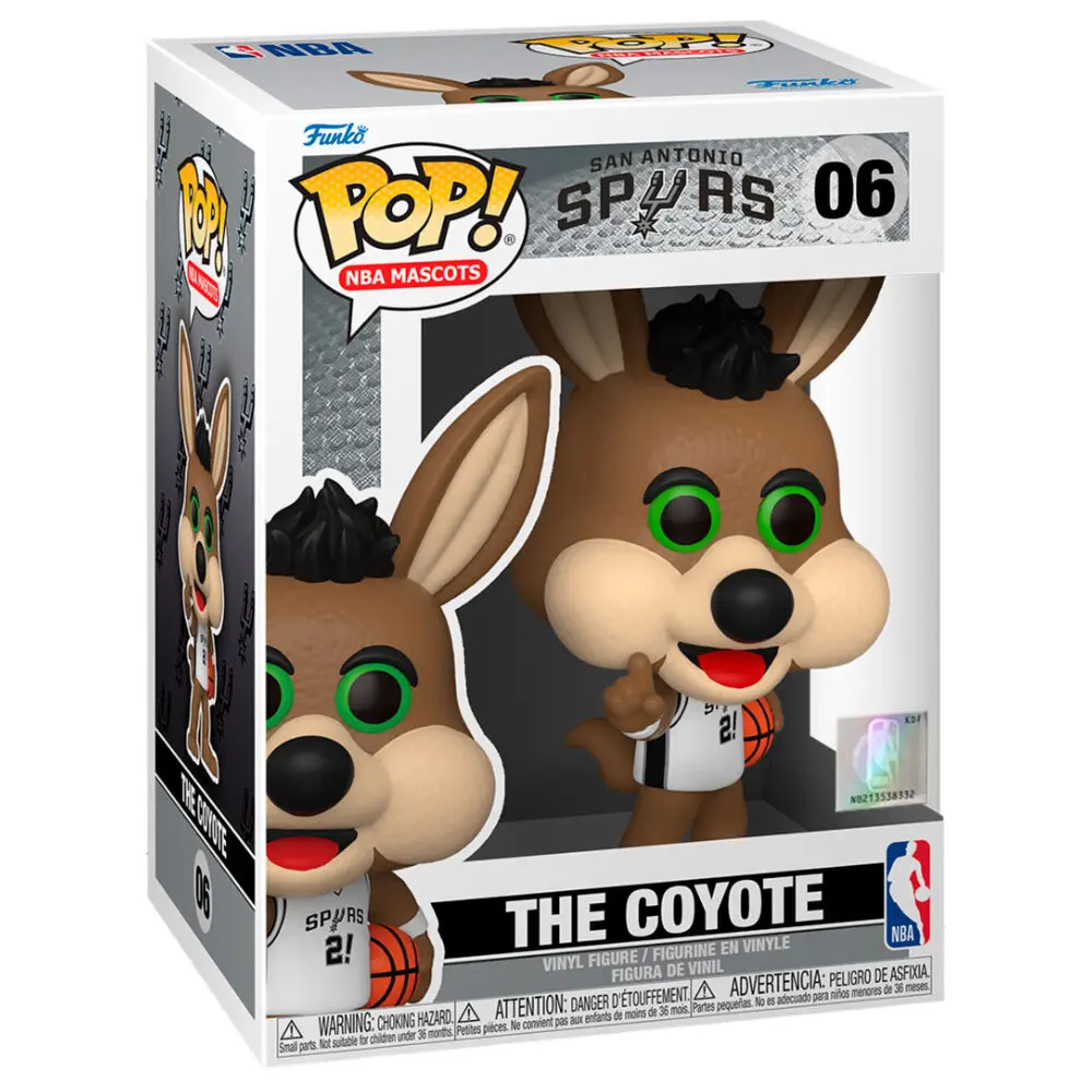 NBA Mascots POP! Sports Vinyl Figur San Antonio - The Coyote 9 cm Produktfoto