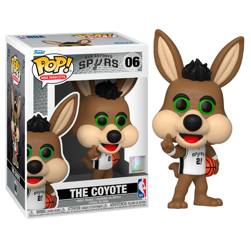 NBA Mascots POP! Sports Vinyl Figur San Antonio - The Coyote 9 cm Produktfoto