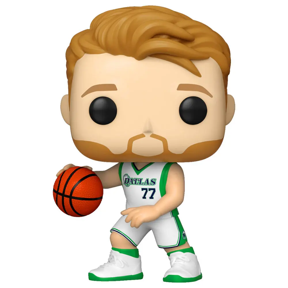 NBA Legends POP! Sports Vinyl Figur Mavs - Luka Doncic (Light Blue Jersey) 9 cm Produktfoto