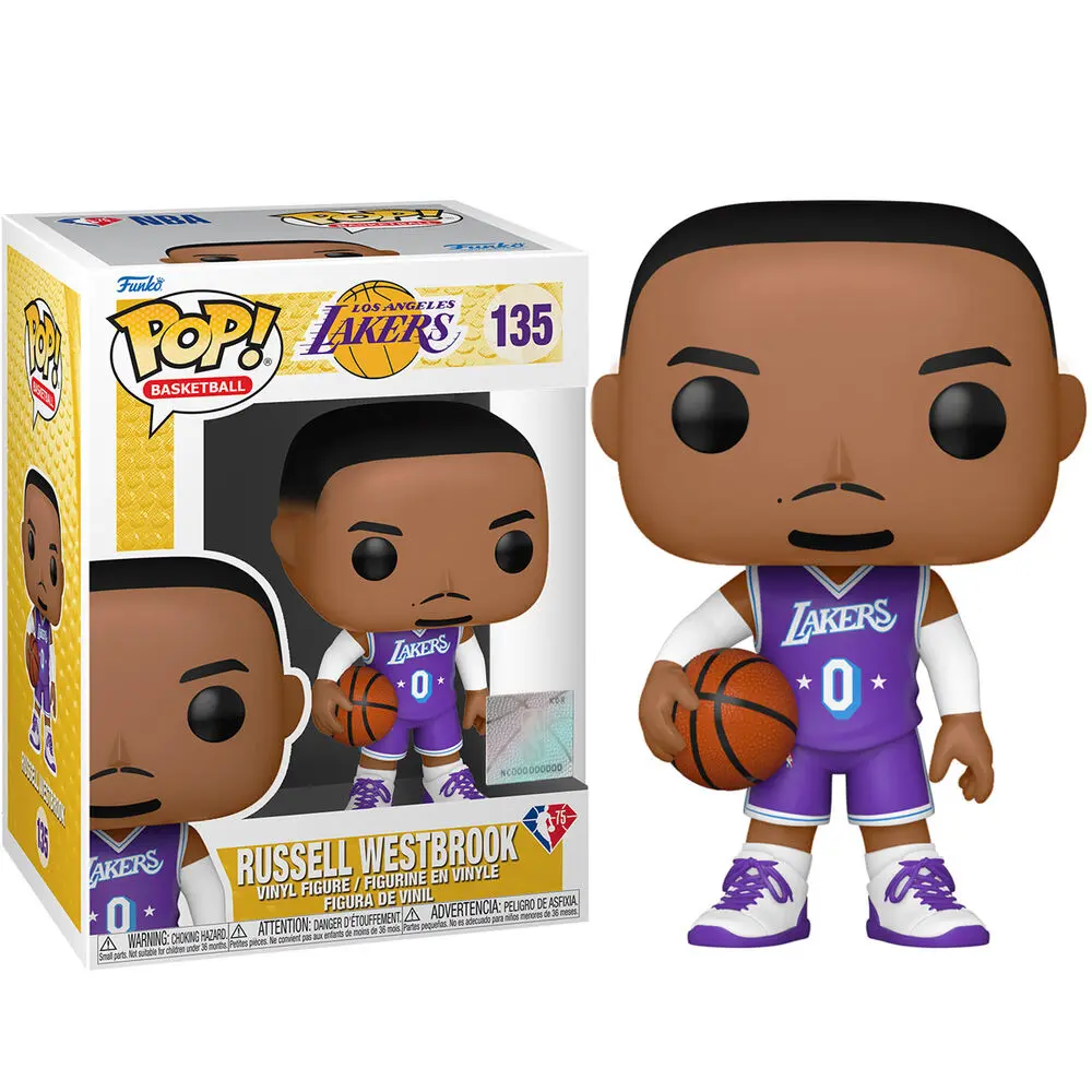 NBA Washington Wizards POP! Basketball Vinyl Figur Russell Westbrook (City Edition 2021) 9 cm termékfotó