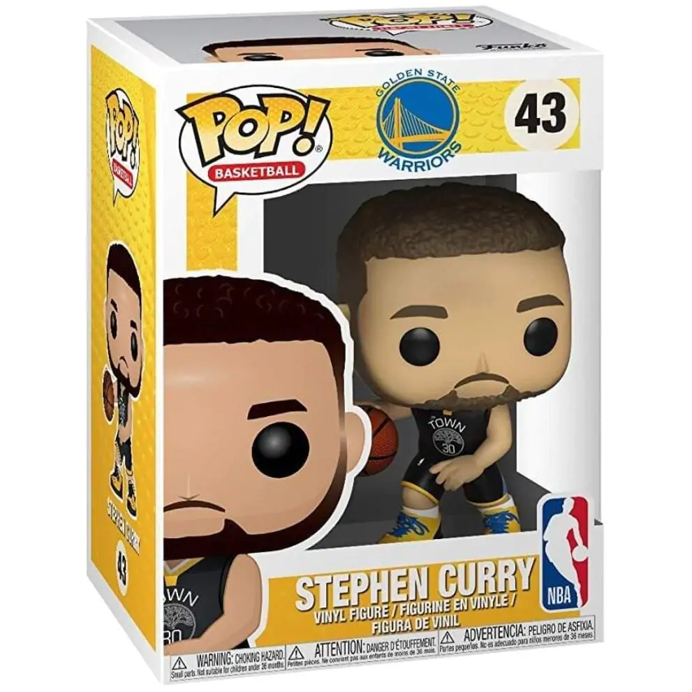 NBA POP! Sports Vinyl Figur Stephen Curry (Warriors) 9 cm Produktfoto