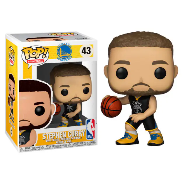 NBA POP! Sports Vinyl Figur Stephen Curry (Warriors) 9 cm Produktfoto