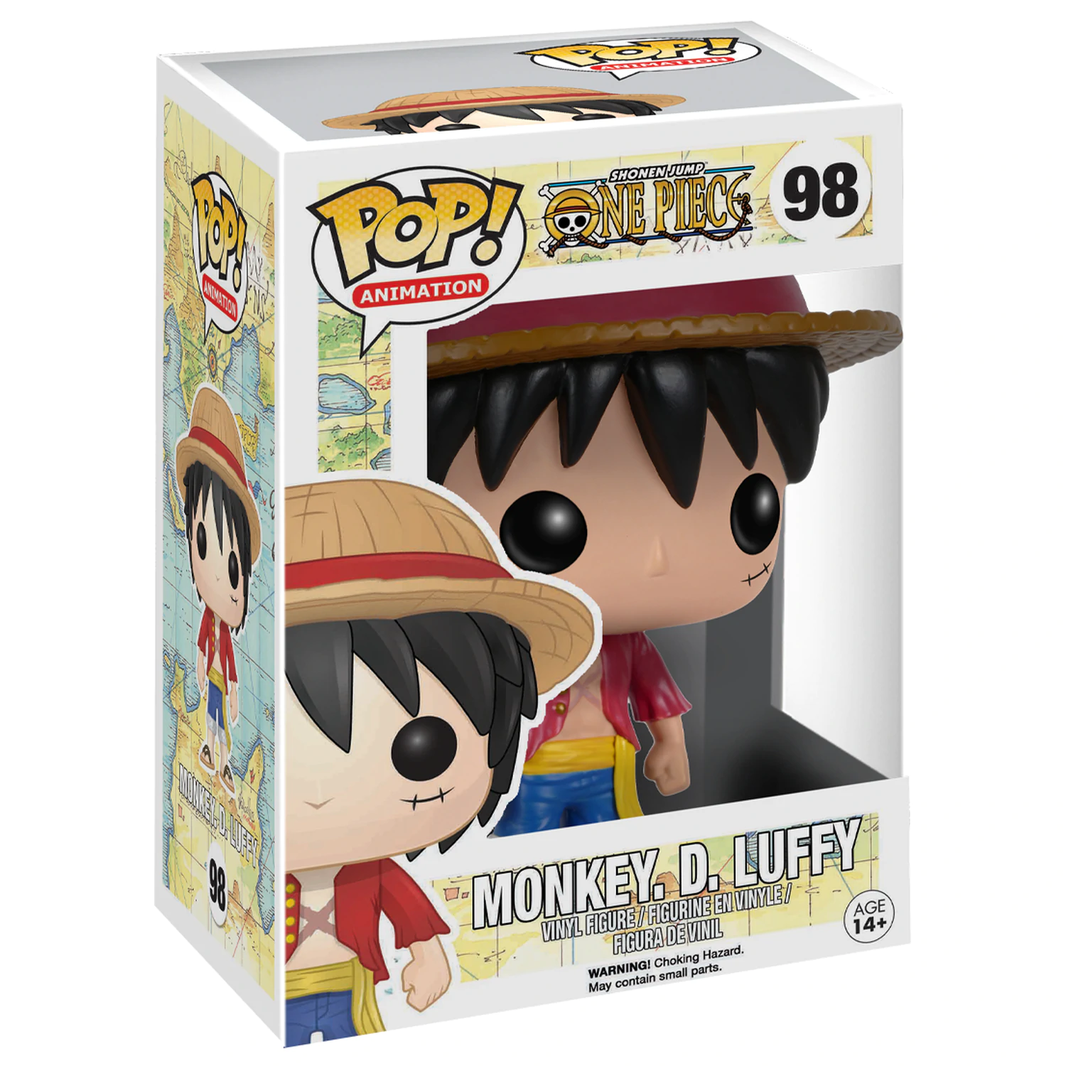 One Piece POP! Television Vinyl Figur Monkey D. Luffy 9 cm Produktfoto