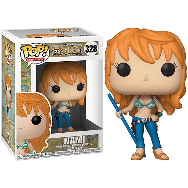 One Piece POP! Animation Vinyl Figur Nami 9 cm Produktfoto