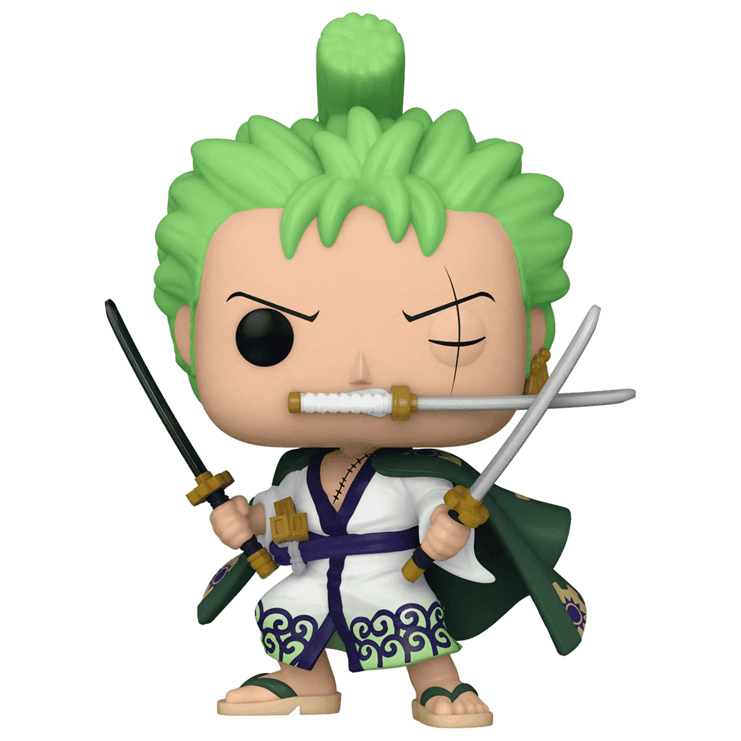 One Piece POP! Animation Vinyl Figur Roronoa Zoro 9 cm Produktfoto
