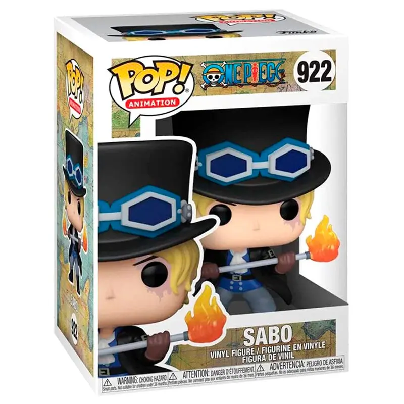 One Piece POP! Animation Vinyl Figur Sabo 9 cm termékfotó