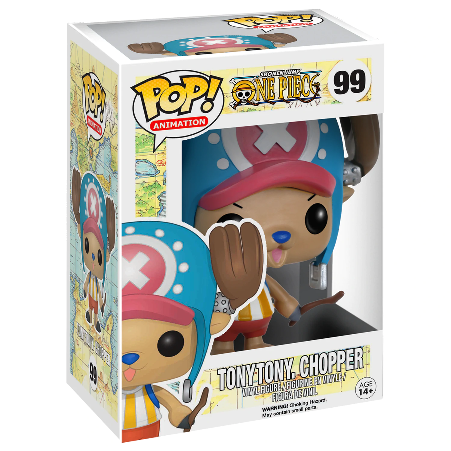 One Piece POP! Television Vinyl Figur Tony Tony Chopper 9 cm Produktfoto
