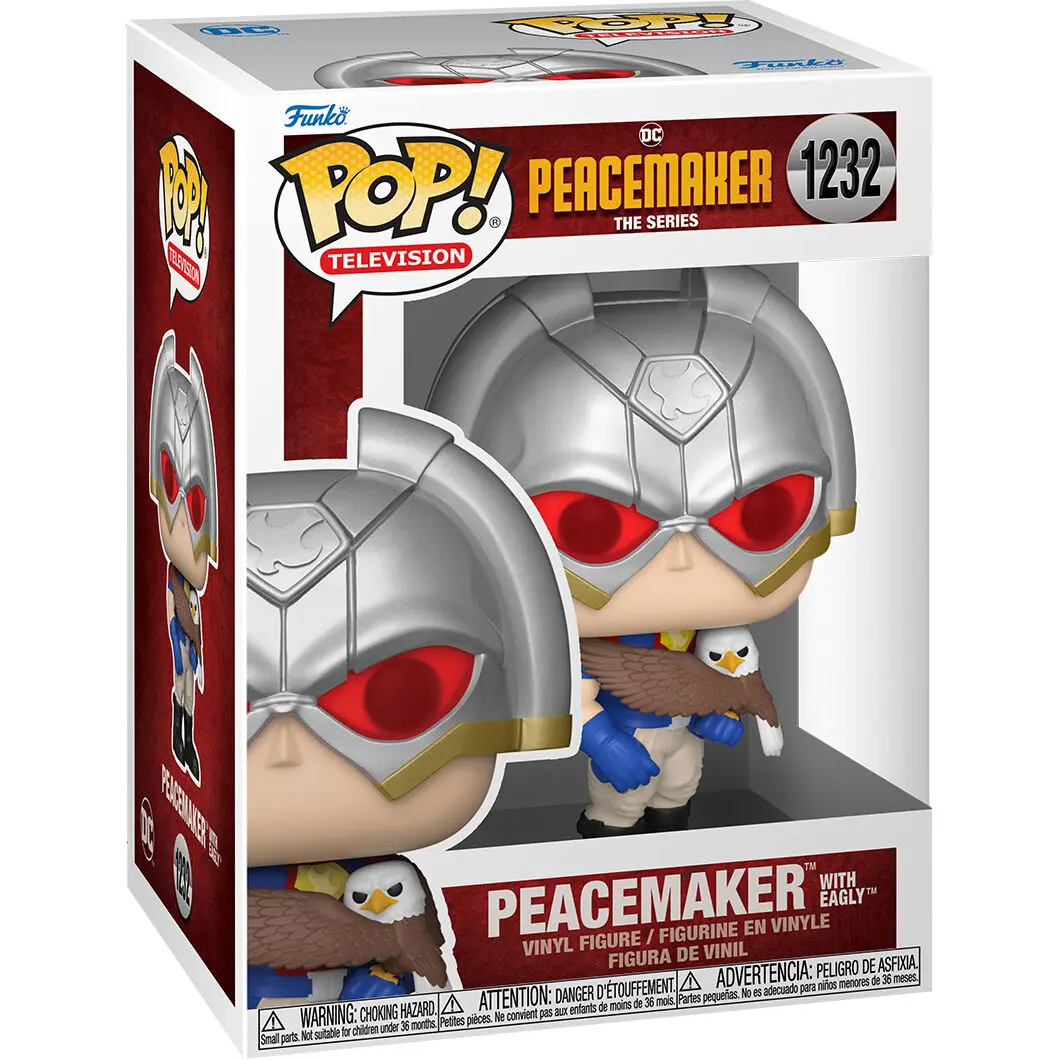 Peacemaker POP! TV Vinyl Figur Peacmaker with Eagly 9 cm termékfotó