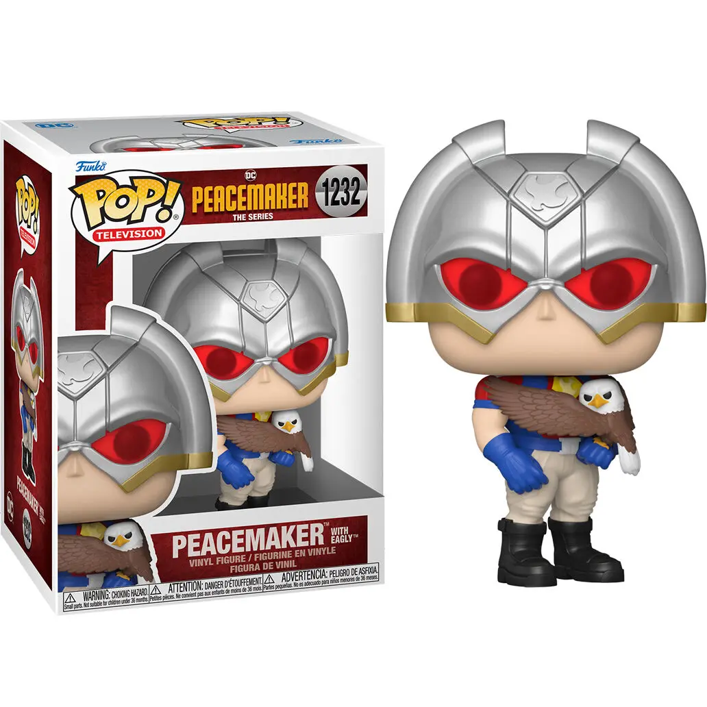 Peacemaker POP! TV Vinyl Figur Peacmaker with Eagly 9 cm termékfotó