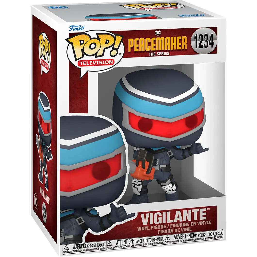 Peacemaker POP! TV Vinyl Figur Vigilante 9 cm Produktfoto