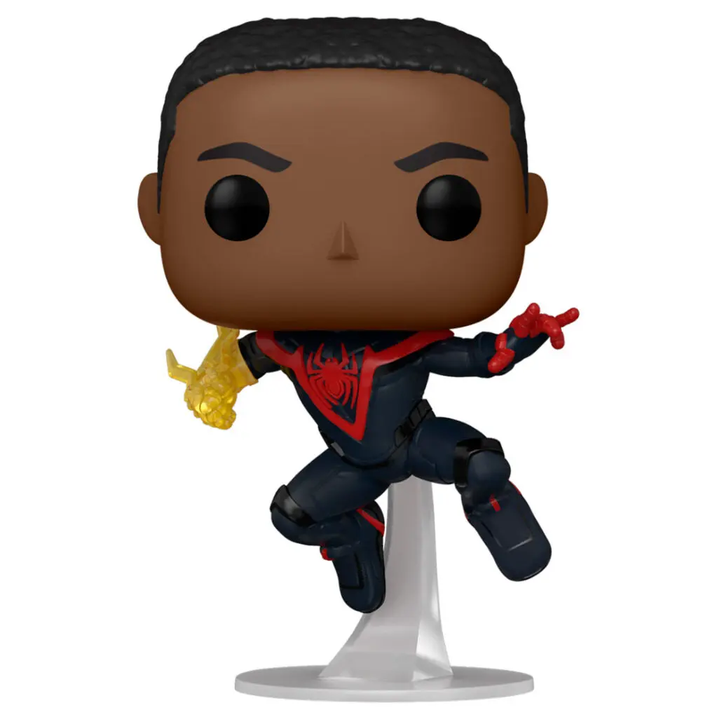 POP Figur Spiderman Miles Morales Classic Suit Chase Produktfoto