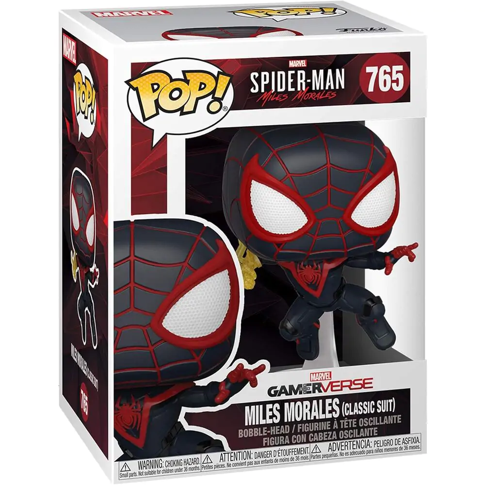 POP Figur Spiderman Miles Morales - Miles Morales Classic Suit Produktfoto