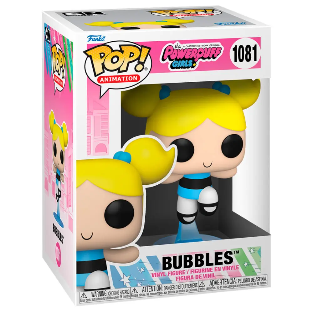 The Powerpuff Girls POP! Animation Vinyl Figur Bubbles 9 cm Produktfoto