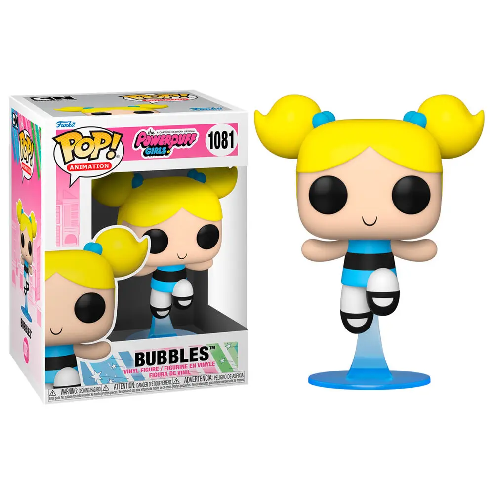 The Powerpuff Girls POP! Animation Vinyl Figur Bubbles 9 cm Produktfoto