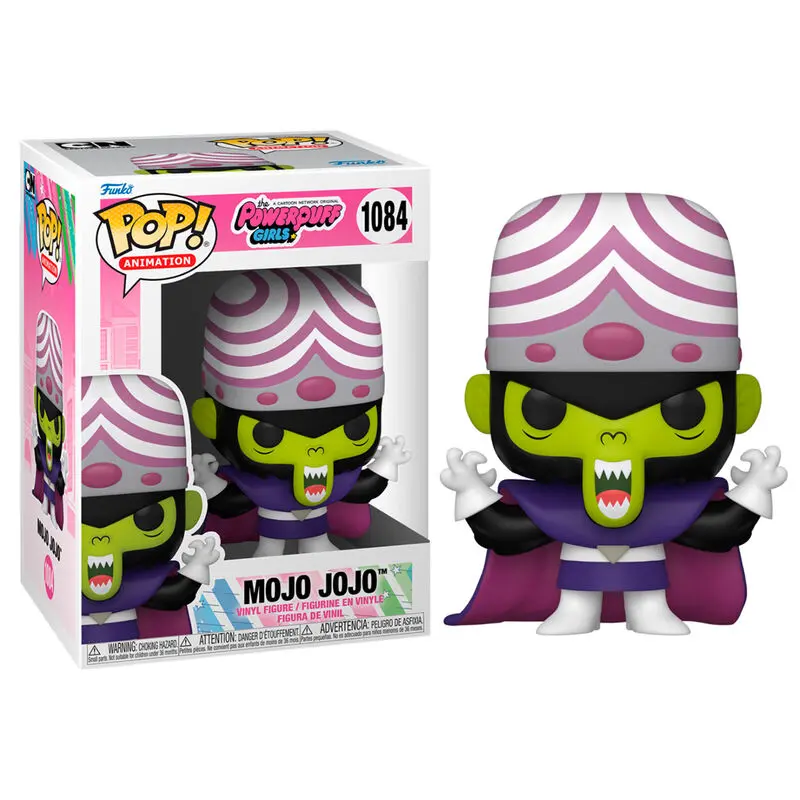 The Powerpuff Girls POP! Animation Vinyl Figur Mojo Jojo 9 cm Produktfoto