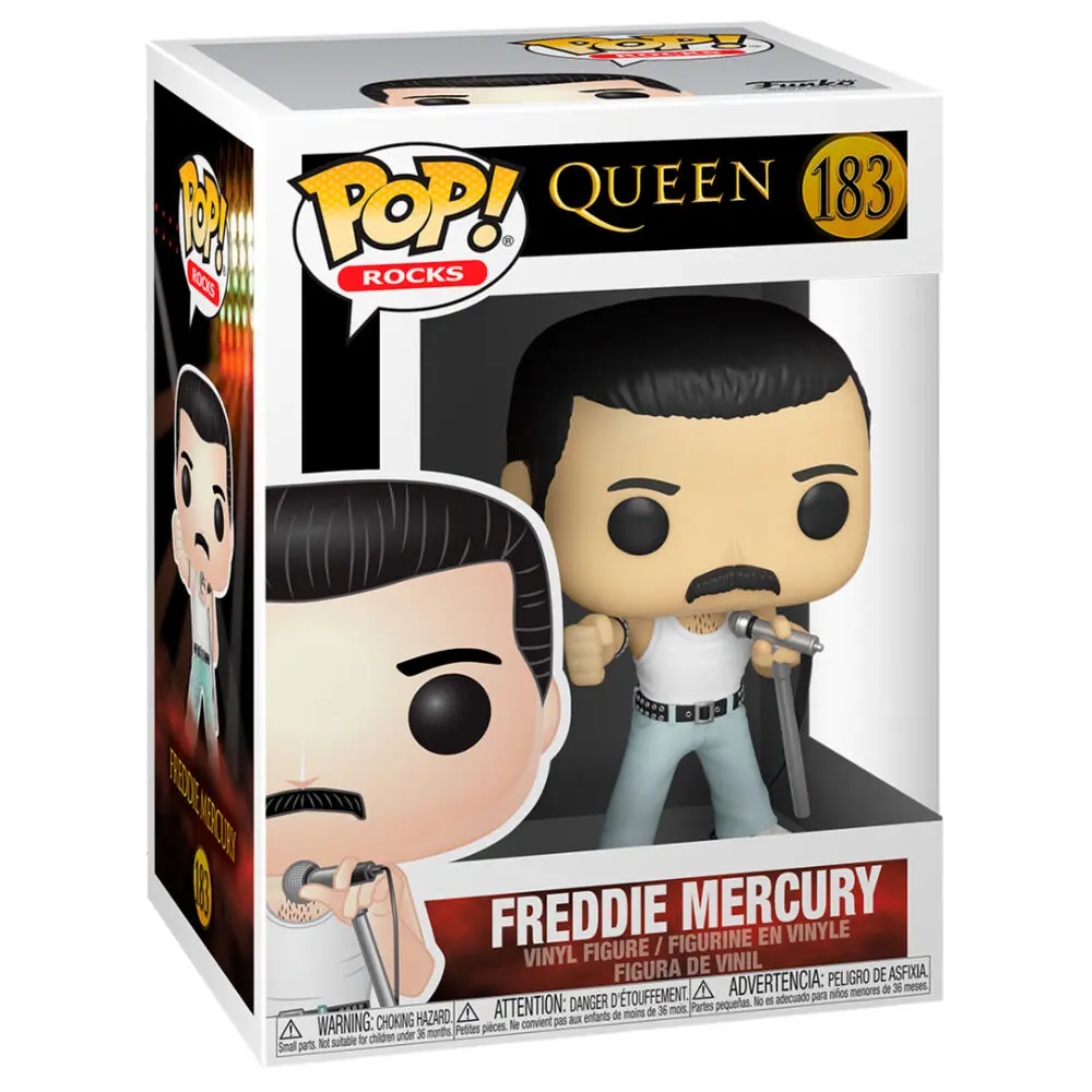 Queen POP! Rocks Vinyl Figur Freddie Mercury Radio Gaga 9 cm termékfotó