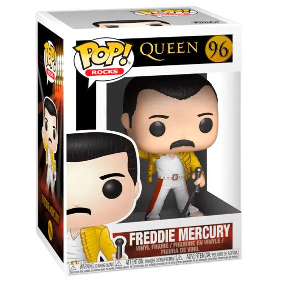 Queen POP! Rocks Vinyl Figur Freddie Mercury Wembley 1986 9 cm termékfotó