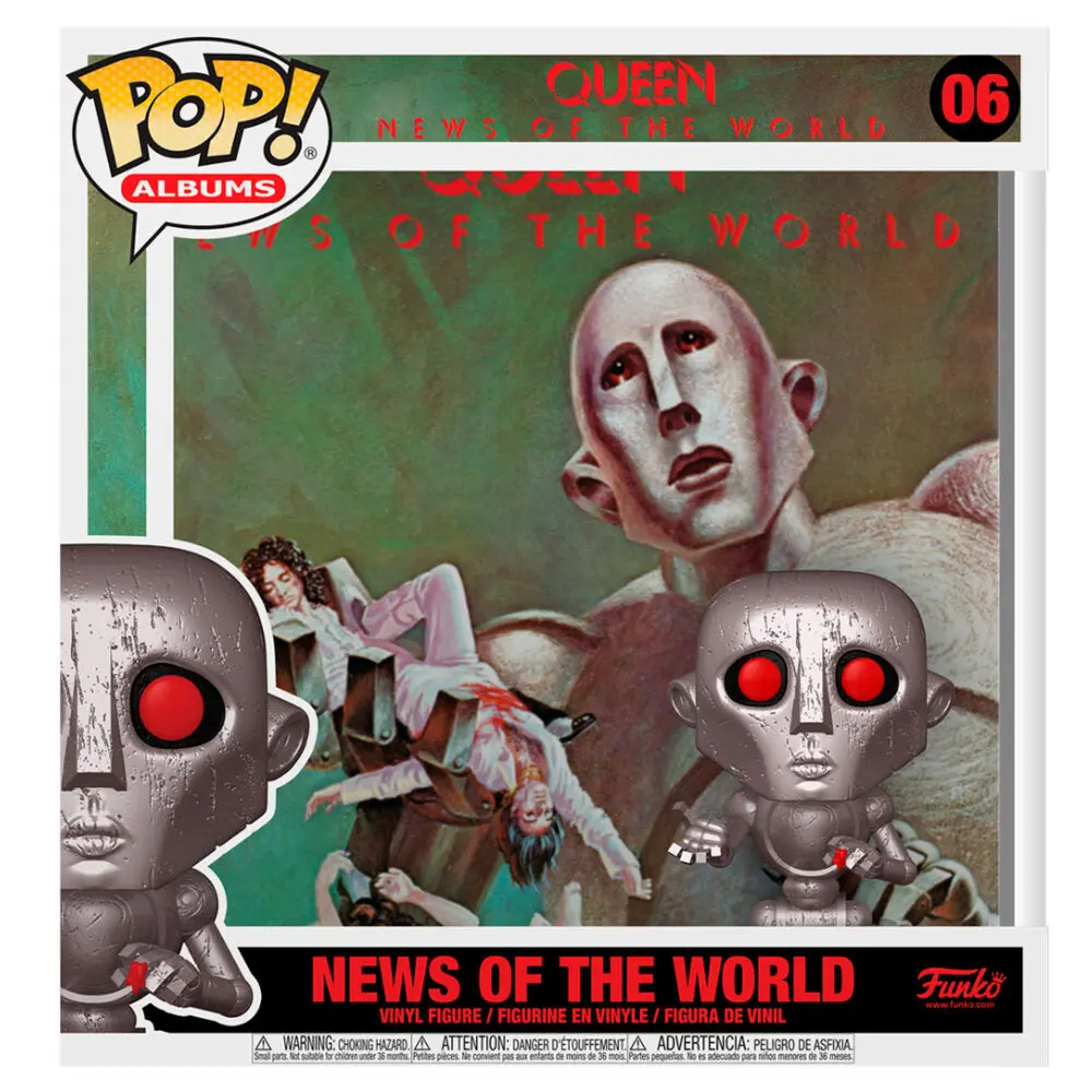 Queen POP! Albums Vinyl Figur News of the World 9 cm termékfotó