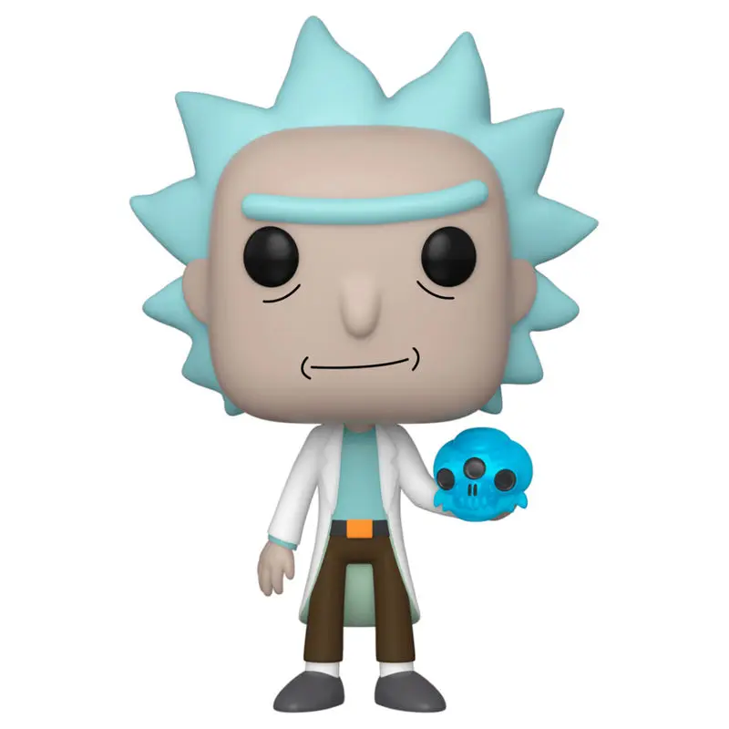 Rick & Morty POP! Animation Vinyl Figur Rick mit Kristallen 9 cm Produktfoto