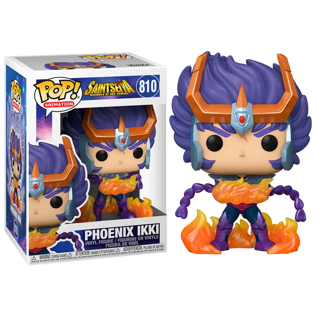 Saint Seiya POP! Animation Vinyl Figur Phoenix Ikki 9 cm Produktfoto