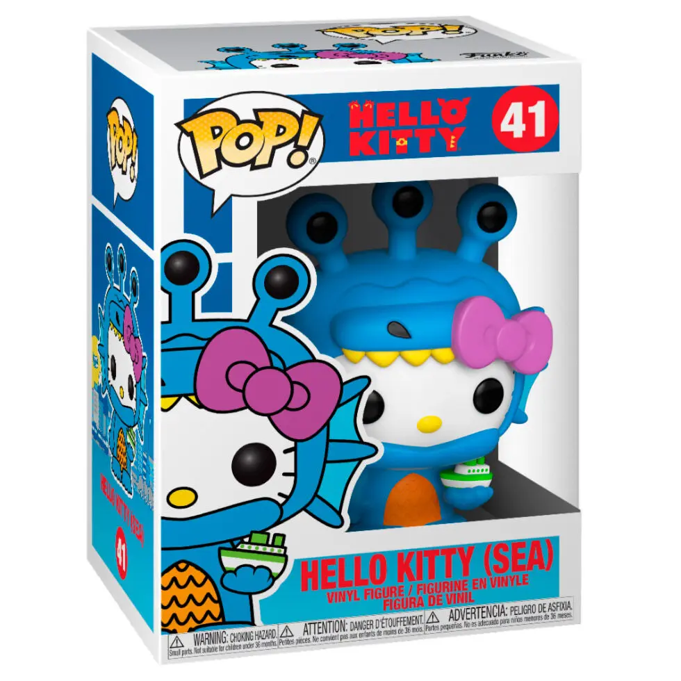 Hello Kitty Kaiju POP! Sanrio Vinyl Figur Hello Kitty See Kaiju 9 cm Produktfoto