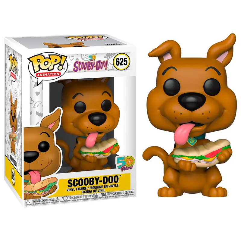 Scooby Doo POP! Animation Vinyl Figur Scooby Doo w/ Sandwich 9 cm termékfotó