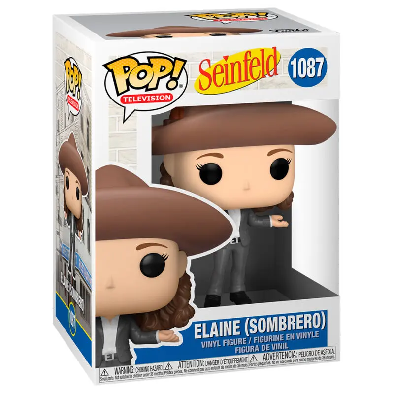 Seinfeld POP! TV Vinyl Figur Elaine in Sombrero 9 cm Produktfoto