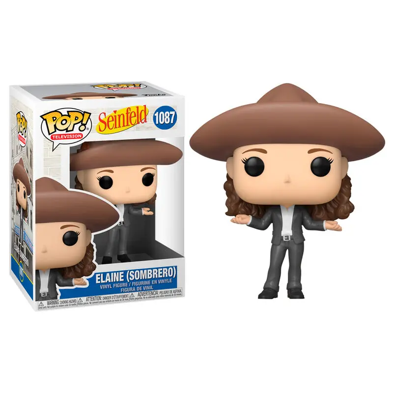 Seinfeld POP! TV Vinyl Figur Elaine in Sombrero 9 cm Produktfoto